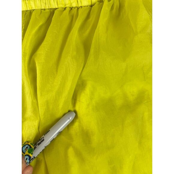 Free People Movement Parachute Balloon Lined Pants Pull On Neon Green S/M *Read - Picture 6 of 15